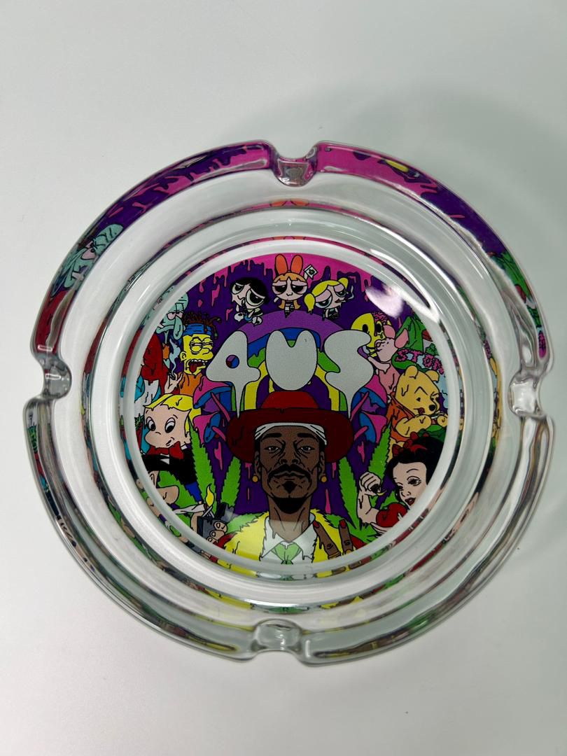 Round Glass Ashtrays